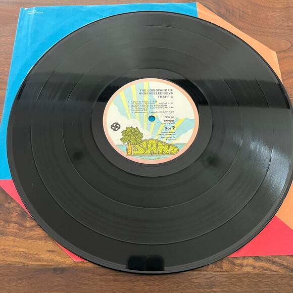 Traffic The Low Spark of High Heeled Boys LP 1971 Island SW-9306 Angle Cut Cover - Picture 10 of 13